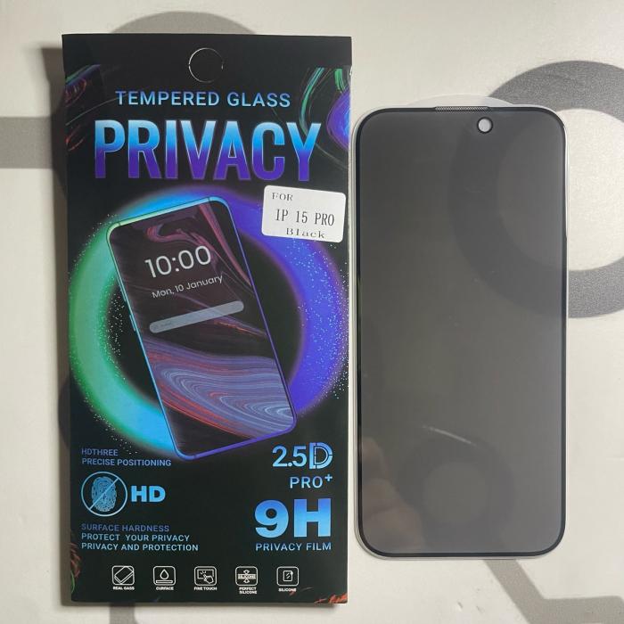 IPHONE 15 PRO - VIDRIO TEMPLADO ANTIESPÍA
