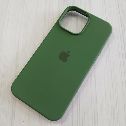 IPHONE 12 PRO MAX - SILICON CASE VERDE MILITAR