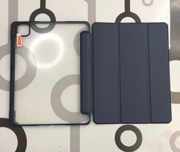 IPAD PRO 11/ AIR 4/5 - CASE TIPO AGENDA CLEAR AZUL OSCURO