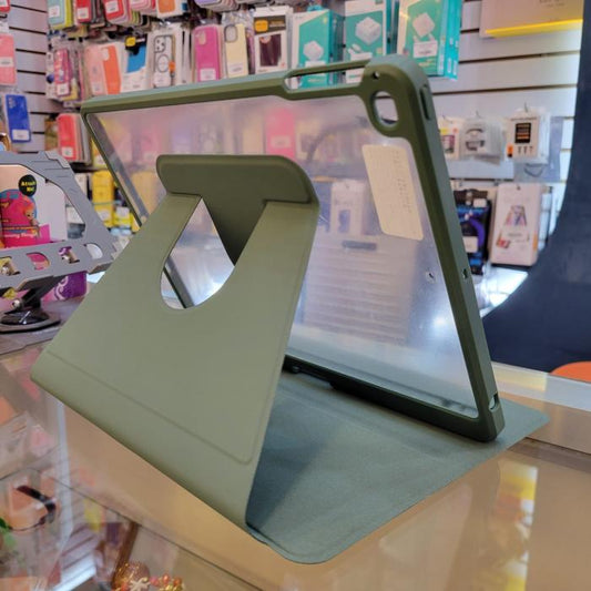IPAD 9.7 AIR1/AIR2/PRO/2017-2018 - CLEAR ORILLA VERDE