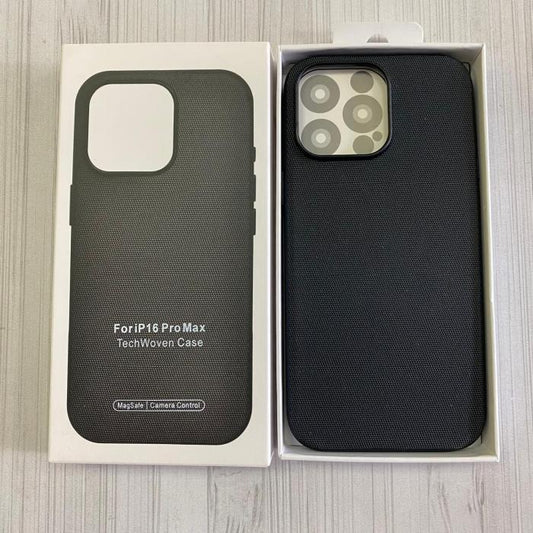 IPHONE 16 PRO MAX - TECHWOVEN CASE BLACK