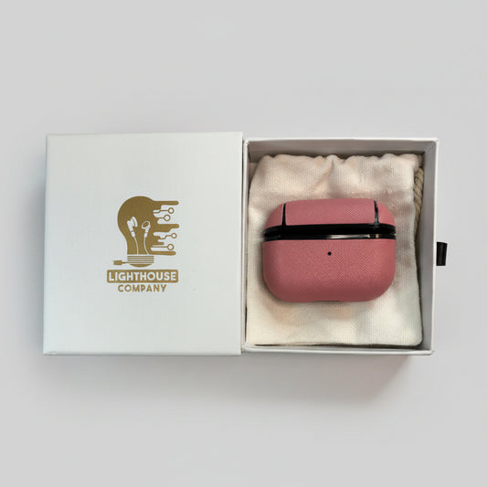 AIRPODS 3RA GENERACION - COBERTOR DE CUERO PINK