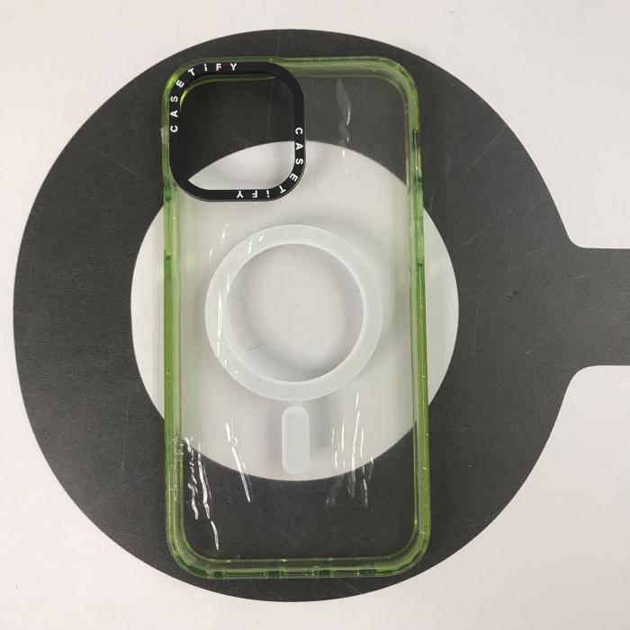 IPHONE 12 PRO MAX - COBERTOR CASETIFY MAGSAFE VERDE