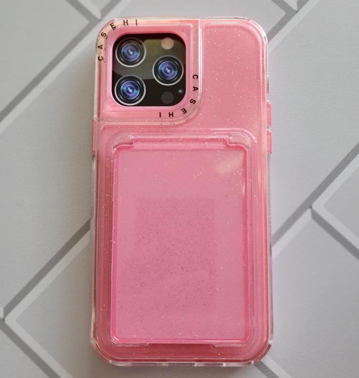 IPHONE 11 PRO - CASE CON ESPEJO ROSADO