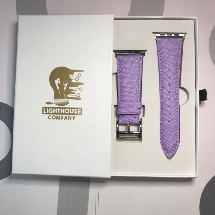 BANDA DE CUERO 38/40/41 - MORADO LILA