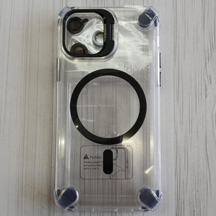 IPHONE 11 PRO - CASE CON VIDRIO DE CÁMARA NEGRO