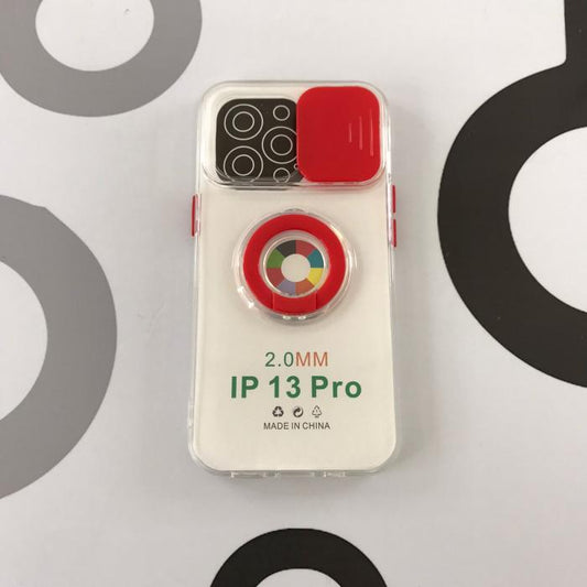 IPHONE 13 PRO - SUJETADOR & PROTECTOR DE CÁMARA ROJO