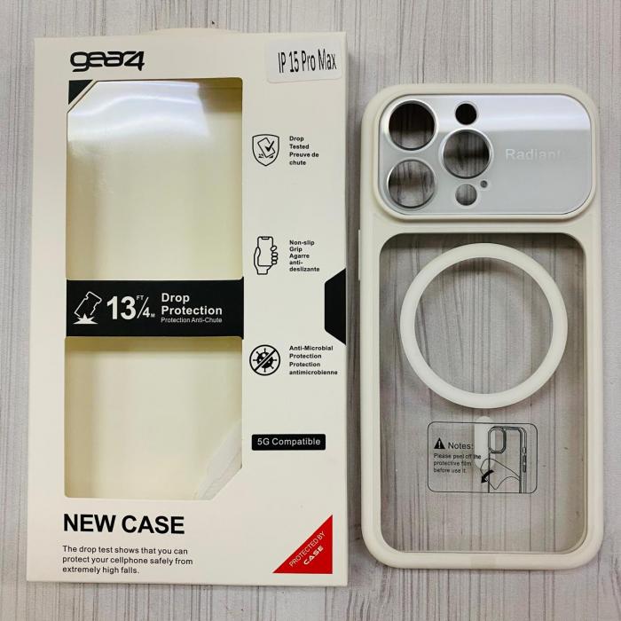 IPHONE 15 PRO MAX - GEAR4 CASE CLEAR ORILLA WHITE