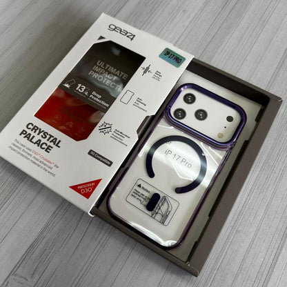 IPHONE 17 PRO - GEAR4 CLEAR CASE MAGSAFE PURPLE