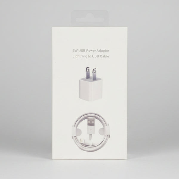 IPHONE CARGADOR 5W LIGHTNING TO USB CABLE