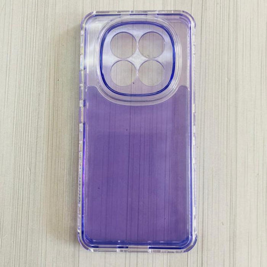 REDMI NOTE 15 - CLEAR CASE DOBLE ENSAMBLE MORADO LILA