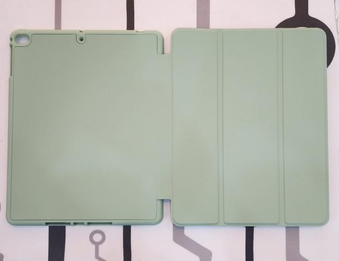 IPAD 9.7 AIR1/AIR2/PRO/2017-2018 - COBERTOR TIPO AGENDA VERDE CLARO