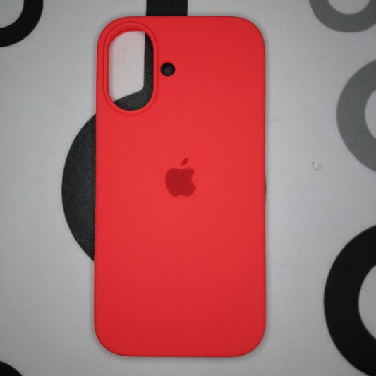 IPHONE 16 - SILICON CASE NARANJA NEON