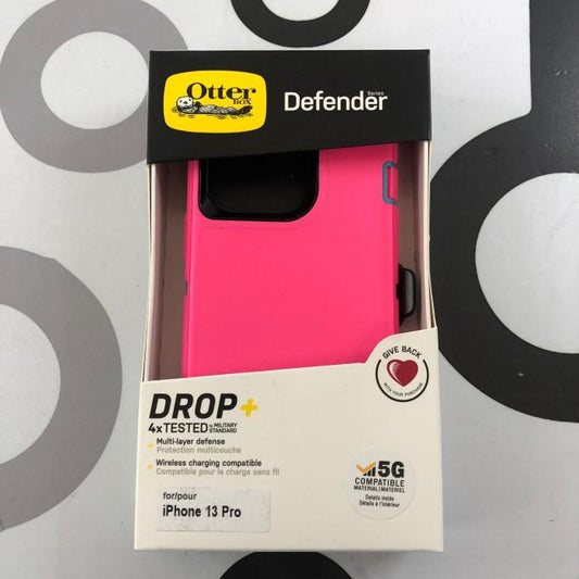 IPHONE 13 PRO - OTTER DEFENDER ROSADO FUCSIA