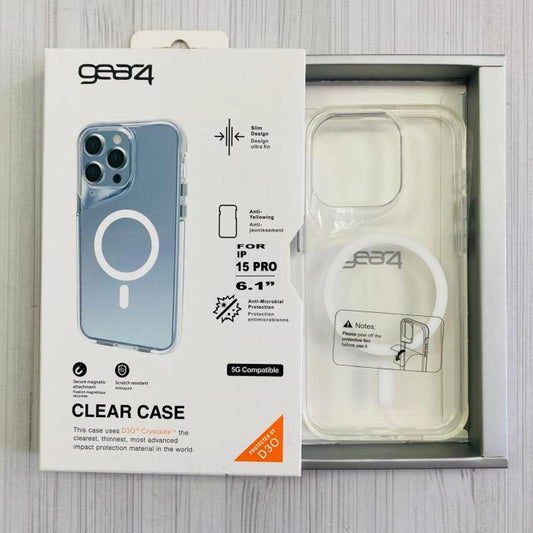 IPHONE 15 PRO - GEAR4 CLEAR CASE MAGSAFE