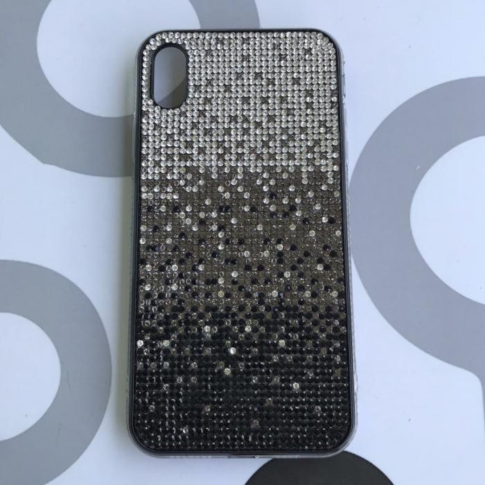 IPHONE XS MAX ESCARCHADO 3D GRIS