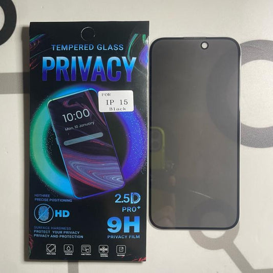 IPHONE 15 - VIDRIO TEMPLADO ANTIESPÍA