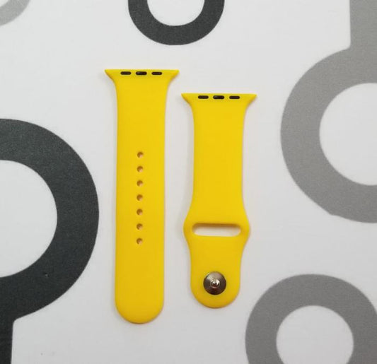 BANDA SILICON 42/44/45 SM - AMARILLO NEON