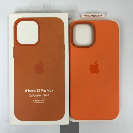 IPHONE 12 PRO MAX - SILICON MAGSAFE NARANJA NEON