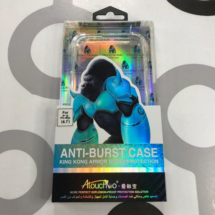IPHONE 12 PRO MAX - ANTIBURST CASE TRANSPARENTE