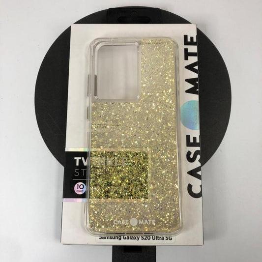 SAMSUNG GALAXY S20 ULTRA - CASE GLITTER DORADO