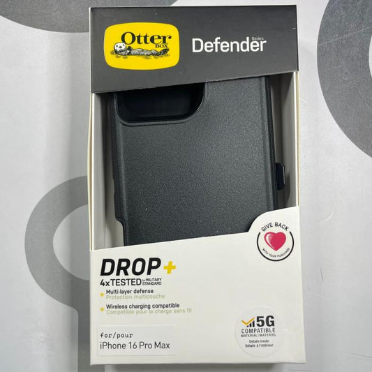 IPHONE 16 PRO MAX - OTTER DEFENDER NEGRO