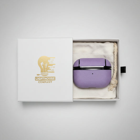 AIRPODS PRO 2 - COBERTOR DE CUERO PURPLE