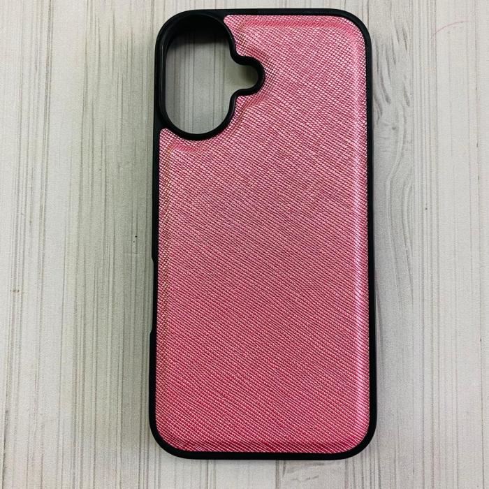 IPHONE 16 - COBERTOR DE CUERO PINK