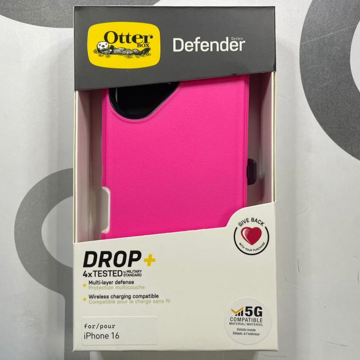 IPHONE 16 - OTTER DEFENDER ROSADO