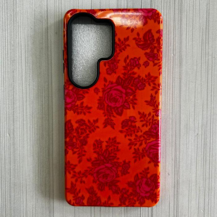 SAMSUNG GALAXY S26 ULTRA - RED FLORAL DESIGN