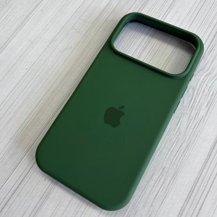 IPHONE 17 PRO - SILICON CASE VERDE MILITAR