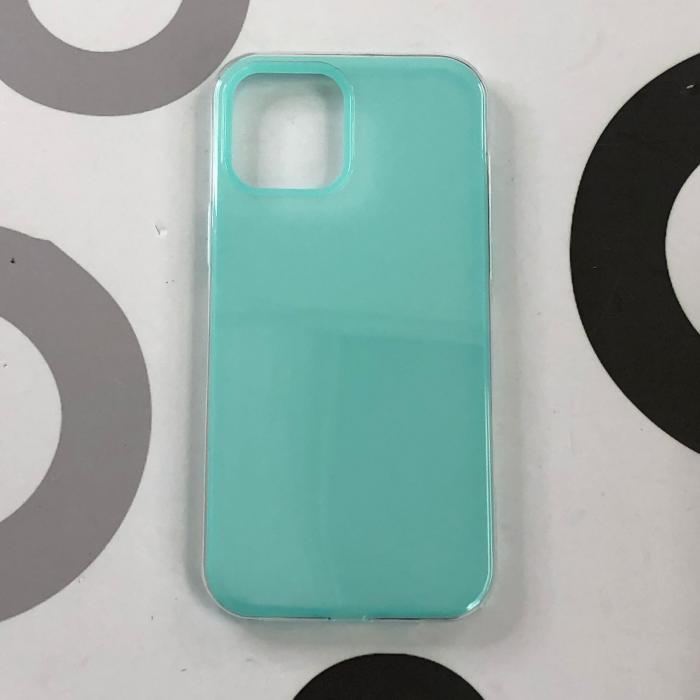 IPHONE 13 PRO - DOBLE ENSAMBLE MATE SEMITRANSPARENTE AQUA