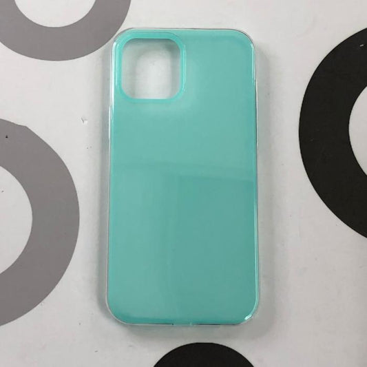IPHONE 13 PRO - DOBLE ENSAMBLE MATE SEMITRANSPARENTE AQUA