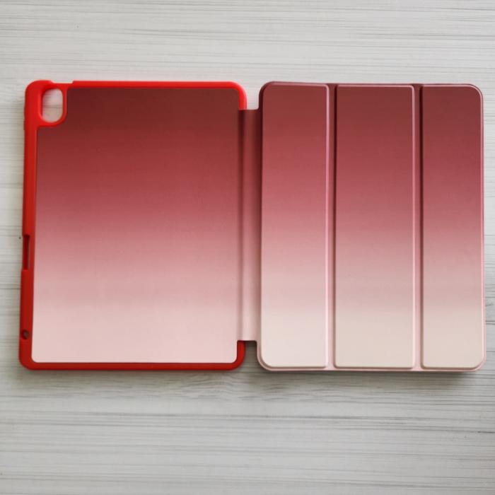IPAD AIR 4/5 TH 10.9 - COBERTOR TIPO AGENDA DEGRADADO ROJO
