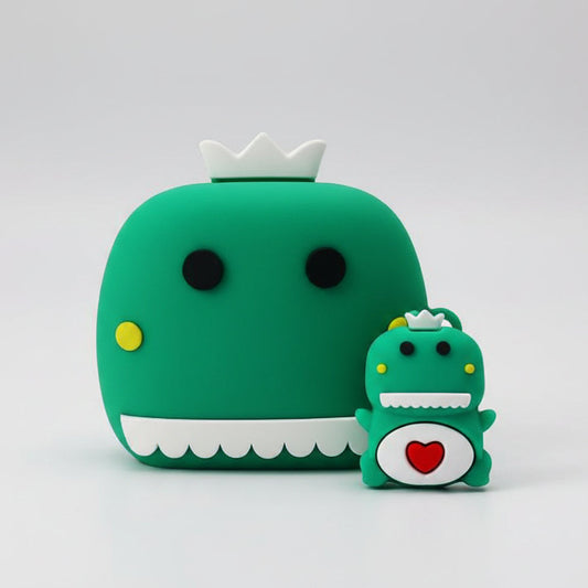 PROTECTOR DE CABLE/CUBO - DINOSAURIO VERDE