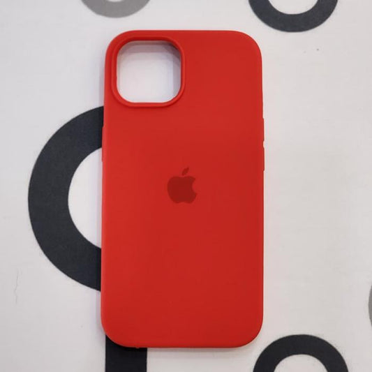 IPHONE 15 - SILICON CASE ROJO