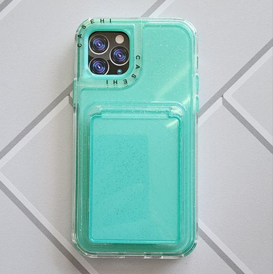 IPHONE 11 PRO - CASE CON ESPEJO VERDE
