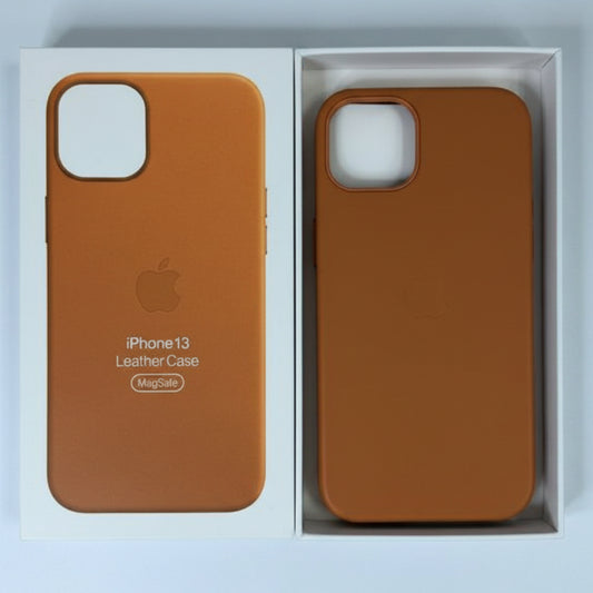 IPHONE 13 - COBERTOR DE CUERO MAGSAFE CAFE