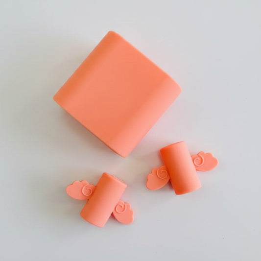 PROTECTOR DE CABLE/CUBO - SALMON