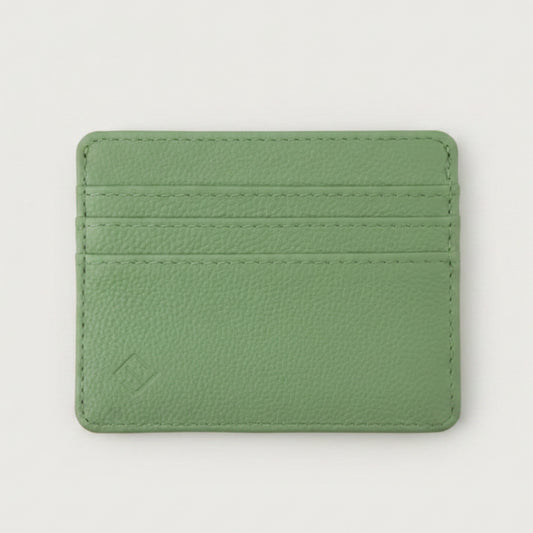 TARJETERO DE MANO - VERDE OPACO