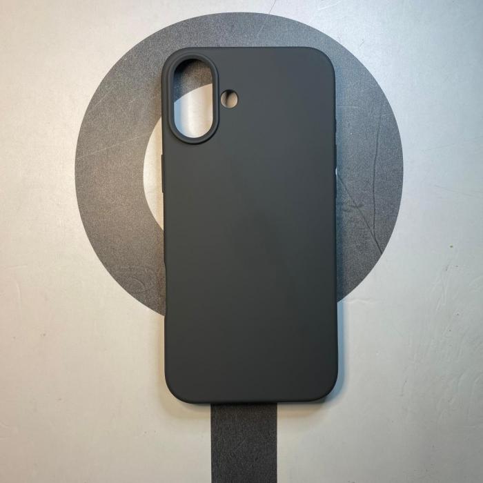 IPHONE 16 - SILICON CASE NEGRO