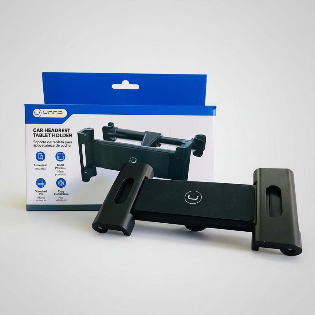 CAR HEADREST TABLET HOLDER NEGRO