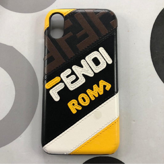 IPHONE XR - YELLOW FENDI ROMA CASE