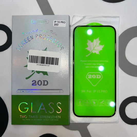 IPHONE 15 PRO - VIDRIO COMPLETO TRANSPARENTE
