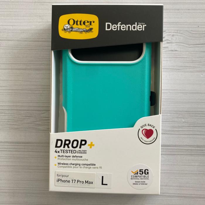 IPHONE 17 PRO MAX - OTTER DEFENDER VERDE MENTA