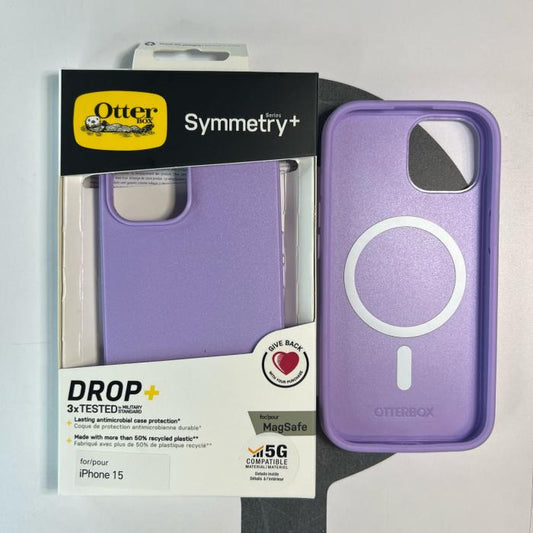 IPHONE 15 - OTTER SYMMETRY MAGSAFE MORADO LILA