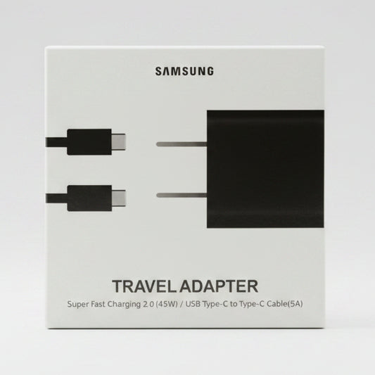 CARGADOR COMPLETO 45W NEGRO