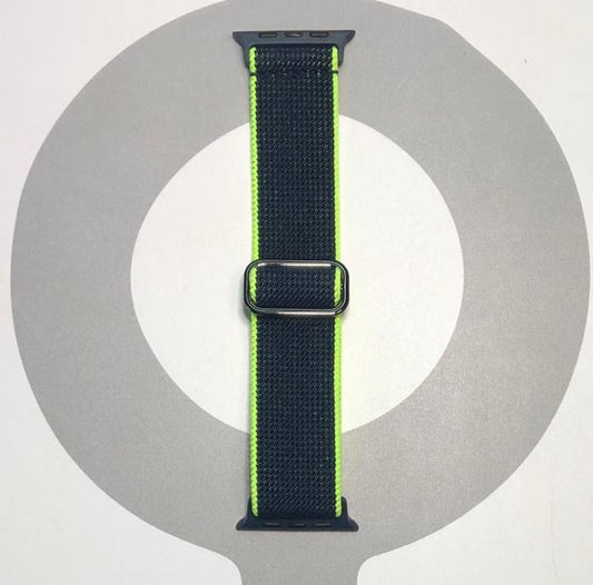 BANDA ELASTICA 38/40/41 - AZUL/VERDE NEON