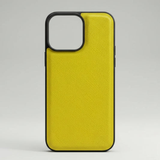 IPHONE 13 PRO MAX - COBERTOR DE CUERO AMARILLO
