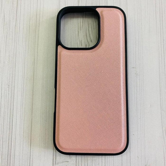 IPHONE 16 PRO - COBERTOR DE CUERO ROSE GOLD